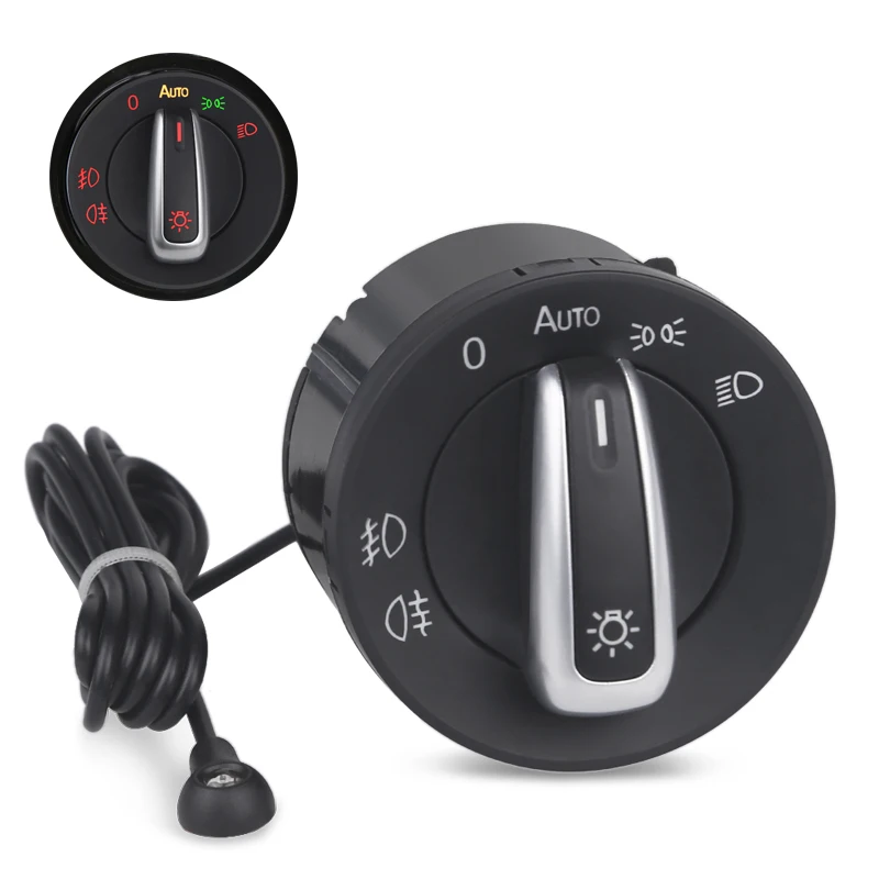 

Auto Headlight Switch For VW Golf 5 6 MK5 MK6 Tiguan Touran Light Sensor Automatic Headlight Sensor And Switch