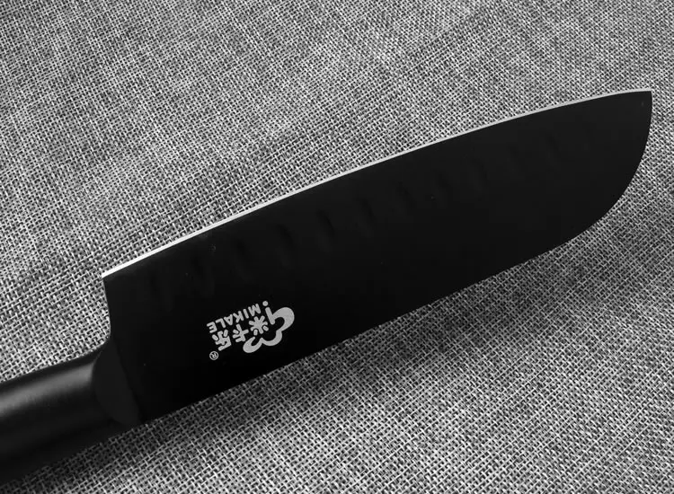 MIKALA полный Нержавеющая сталь Кухня Ножи комплект из 2 предметов Santoku резка суши мясо ножи, бытовые предметы нарезки Ножи пилинг фруктов Ножи