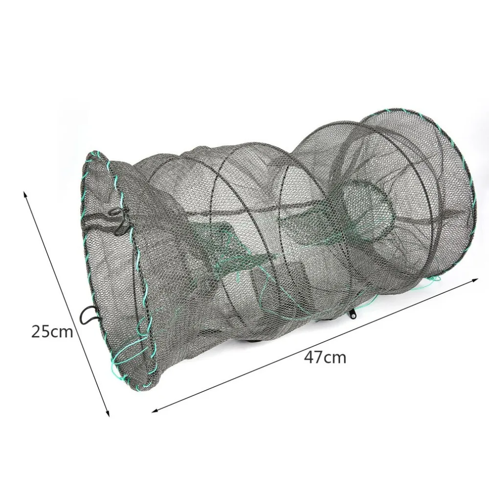 Tactical Crab Crayfish Lobster Catcher Pot Trap Fish Net Eel Prawn