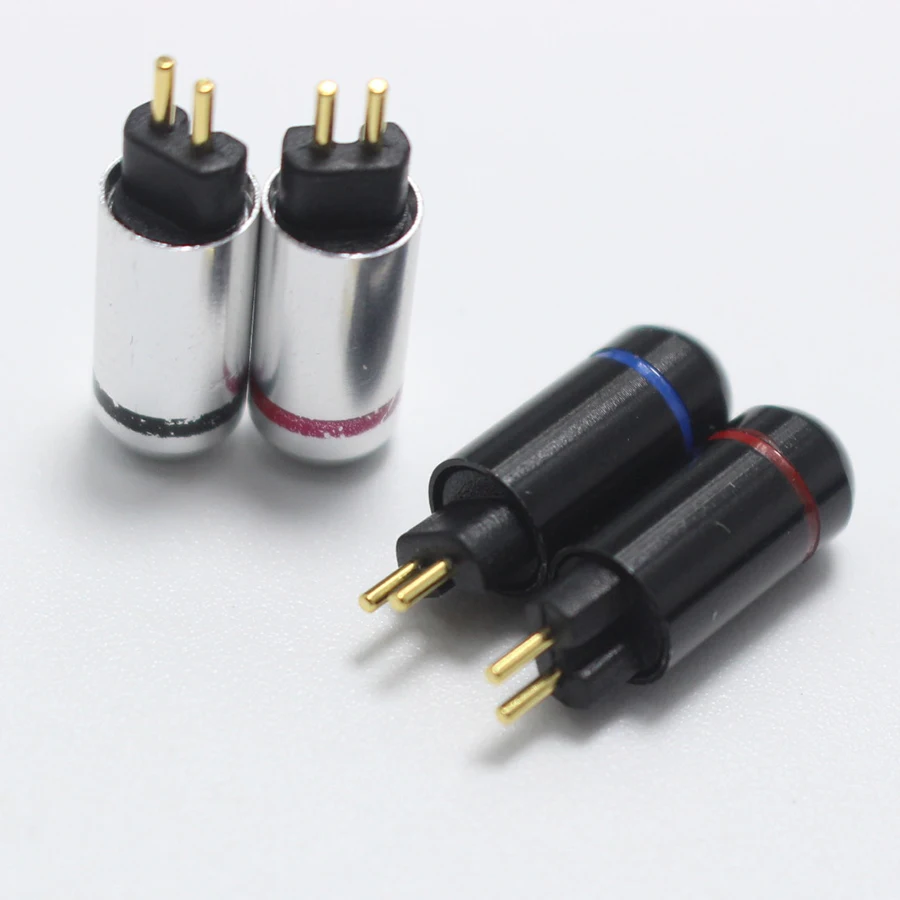 EClyxun 1 пара = 2 шт. 0 78 мм штыри для наушников Westone UM3X W4R UE18 переходник черный