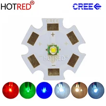 10 шт. Cree XPE XP-E R3 3535 SMD 1 Вт 3 Вт светодиодный Диод нейтральный белый холодный белый красный зеленый синий Королевский синий светодиодный с радиатором