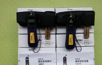 

Fiber Optic Tool Kit with Grandway FHP12 Power Meter Fiber Optic and Red Laser Tester Visual Fault Locator 1mw