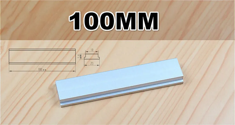 100mm 100 мм-450 мм алюминий M6 M8 скользящая плита Т-образная дорожка слот для торцовочной дорожки приспособление слот деревообрабатывающий инструмент фрезерный стол инструменты - Цвет: 100mm