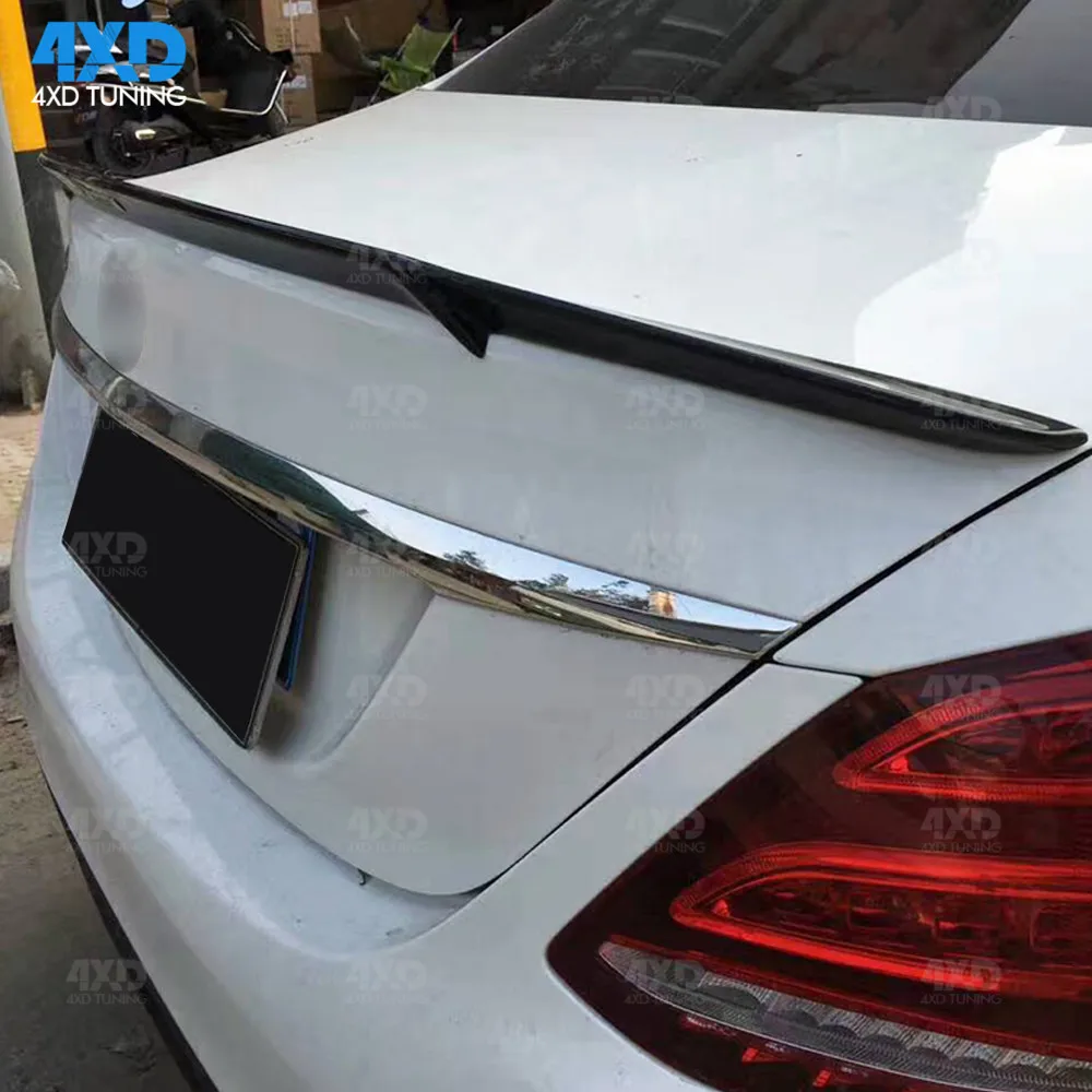 Спойлер из углеродного волокна для Mercedes C220 amg W205 седан C180 C200 C250 задний спойлер