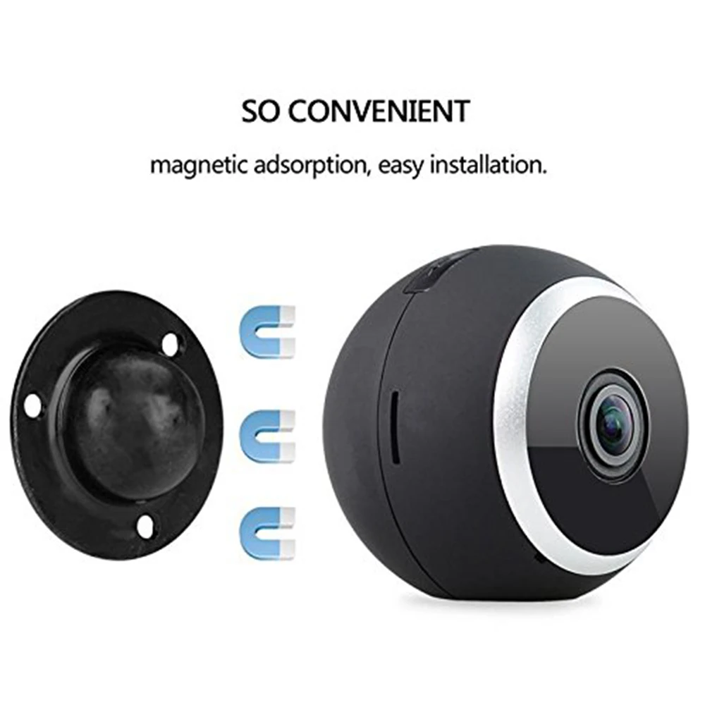 Панорамная 3D HD Wi Fi камера ночного видения 360 градусный Full View объектив рыбий глаз и