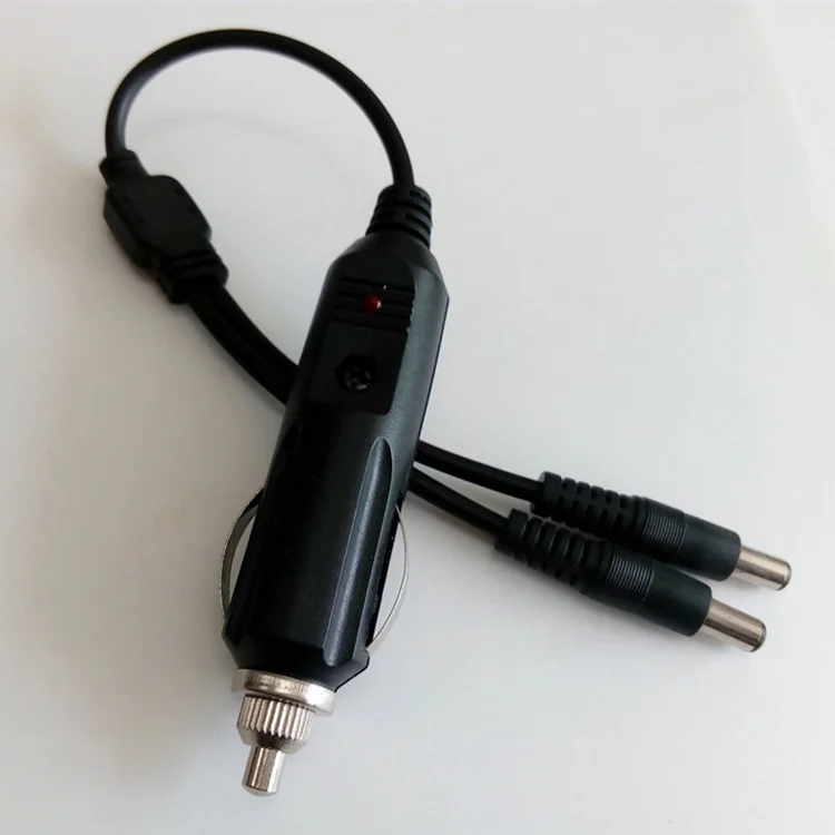 Автомобильный штекер для зарядного устройства DC5.5 * 2 5 3A/2464/22AWG медный шнур питания