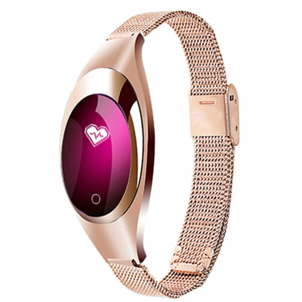 Luxury Diamond Fashion Z18 Lady Women Smart Watch Smartwatch With Blood Pressure Heart Rate Monitor Pedometer Fitness Tracker