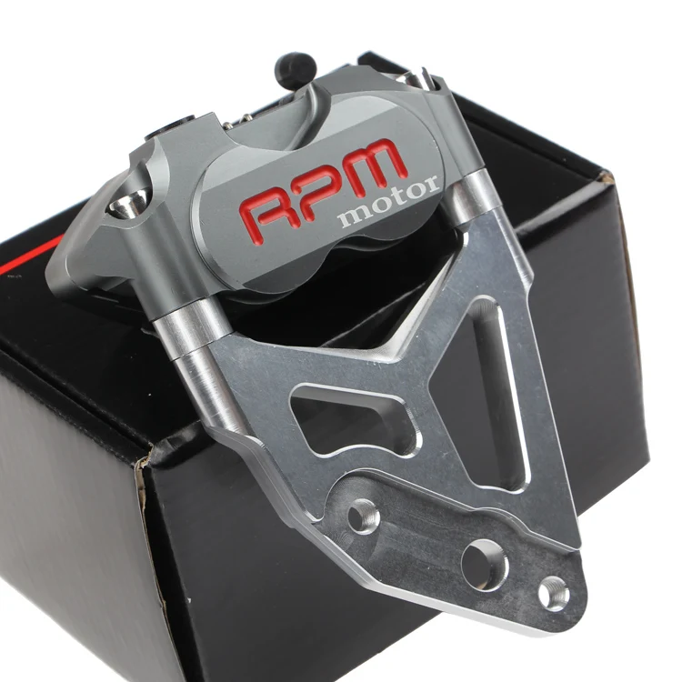 

The Rpm Brake Caliper With Adapter 200 220mm For 30mm Fastace Front Suspension L And R Universal For Yamaha Scooter Modify