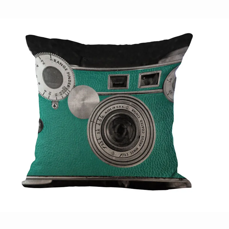 كاميرا نمط الزخرفية غطاء الوسادة 18x18 بوصة غطاء مسند كنبة مربّع كيس وسادة المنزل كنبة مكتب الخصر وسادة مقعد كاميرا نمط الزخرفية غطاء الوسادة 18x18 بوصة غطاء مسند كنبة مربّع كيس وسادة المنزل كنبة مكتب الخصر وسادة مقعد