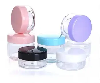 

200pcs 10ml 15ml 20ml Travel Face Cream Lotion Cosmetic Container Refillable Bottles Plastic Empty Makeup Jar Pot Bottle Jars