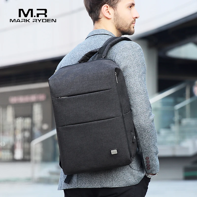 Mark Ryden New Men Backpack For 15.6 inches Laptop Backpack Large Capacity Stundet Backpack Casual Style Bag Water Repellent 