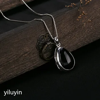 

KJJEAXCMY Fine jewelry S990, peony, peony flower, safety buckle, tassel, pure silver, antique national style sw