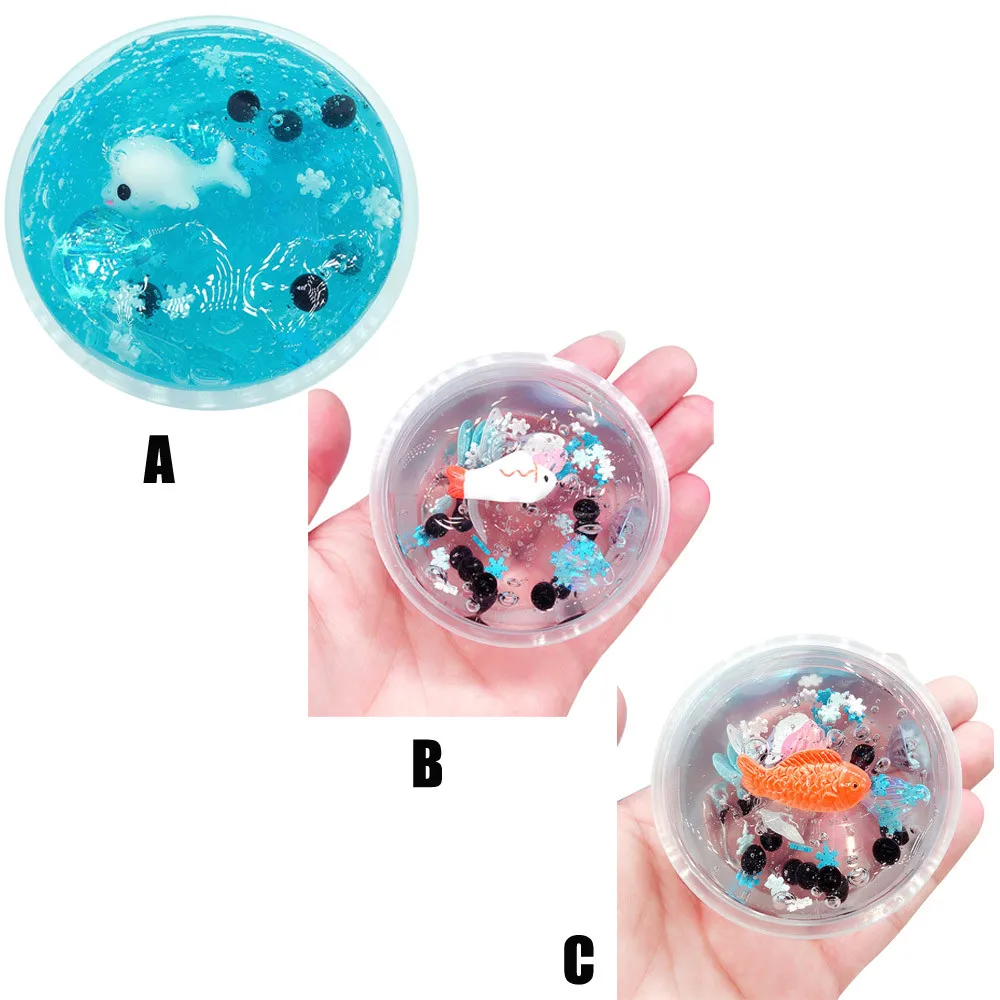 

Fluffy Foam model Clay Mixing Cloud Slime DIY Soft Cotton Slime Ball Clay Slime Scented Stress Relief Toy Kids Clay Toy F0411