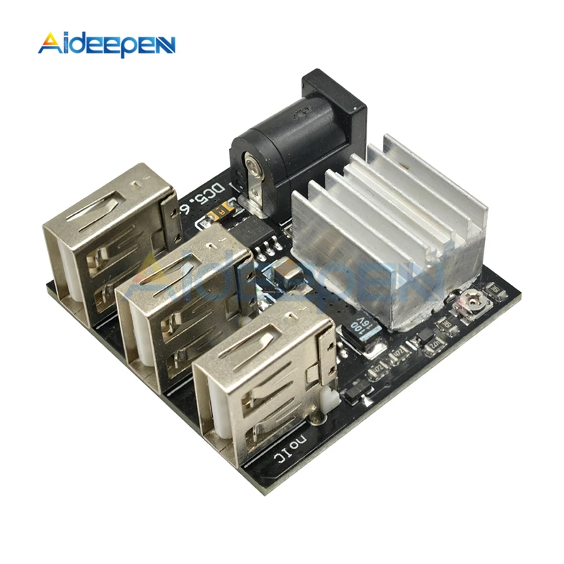 

3 USB Mini Charging Step Down Power Charger Module DC-DC 9V/12V To 5V 8A Buck Converter Board For Arduino