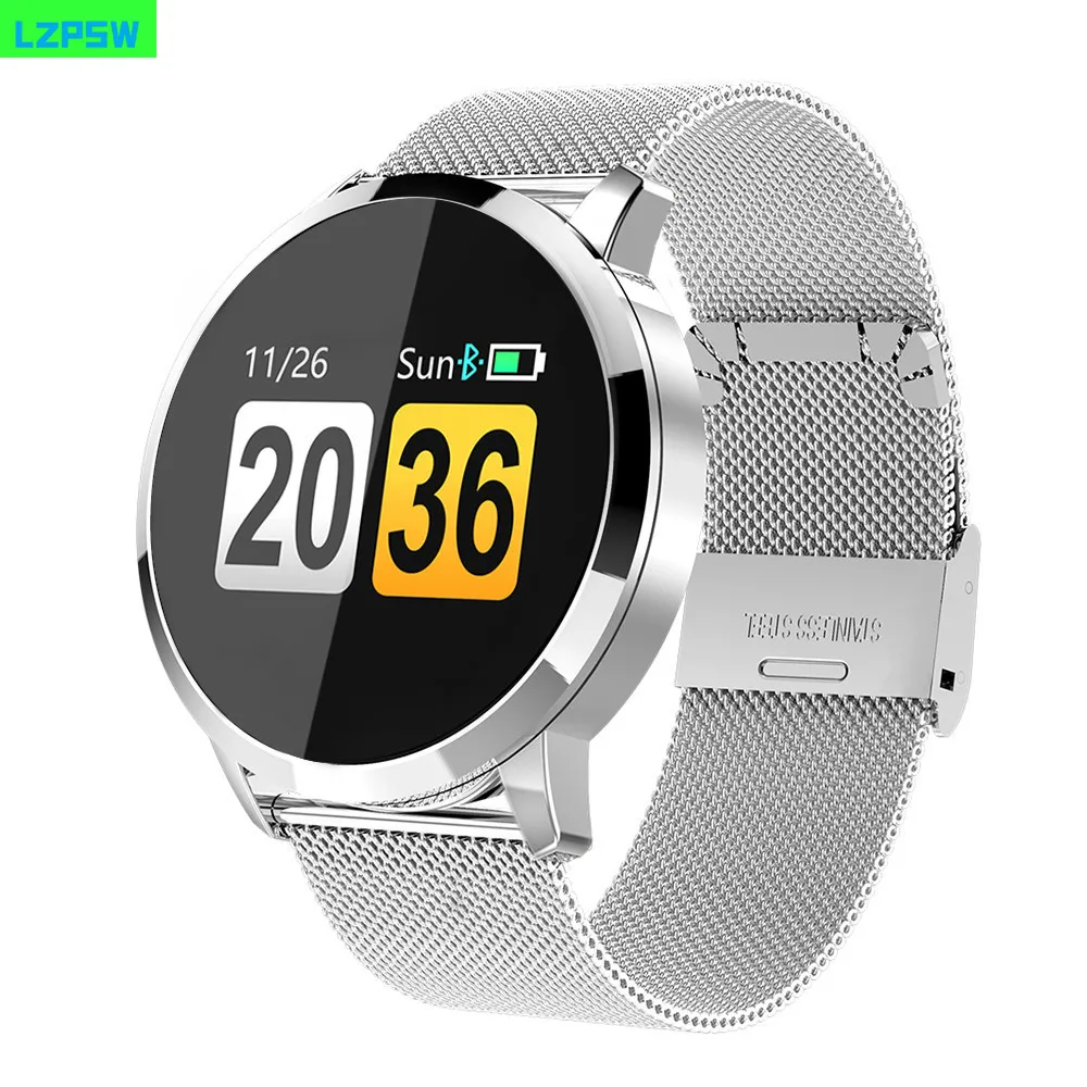 

Q8 Smart Watch OLED Color Screen Smartwatch women Fashion Fitness Tracker Heart Rate monitor