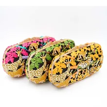 Стильная золотистая прямоугольная Сумочка, женская сумочка-клатч с кристаллами, Роскошная вечерняя сумочка с бриллиантами, дамские Коктейльные Вечерние Сумочки, сумка для банкета, Q21