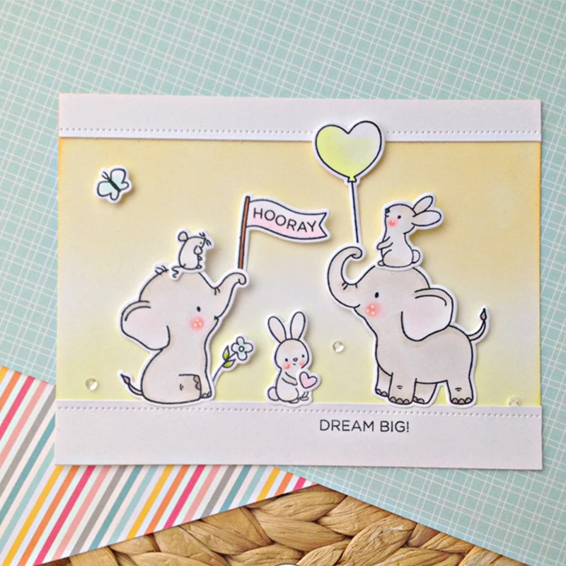 Dream big elefantini HB card (1)