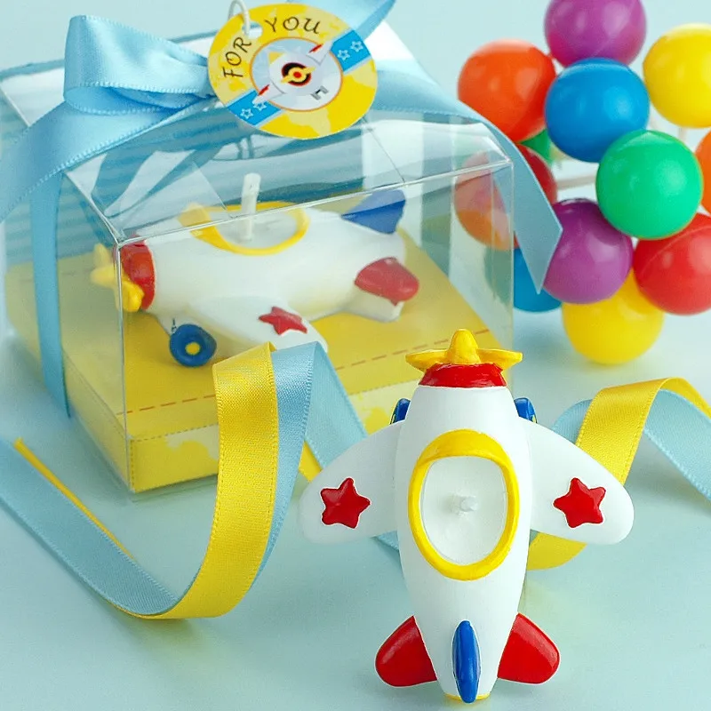 

Airplane Candle Cartoon Aircraft Cake Candles Smokeless Birthday Cake Candle for Baby Shower Baptism Party Children Boy Girl