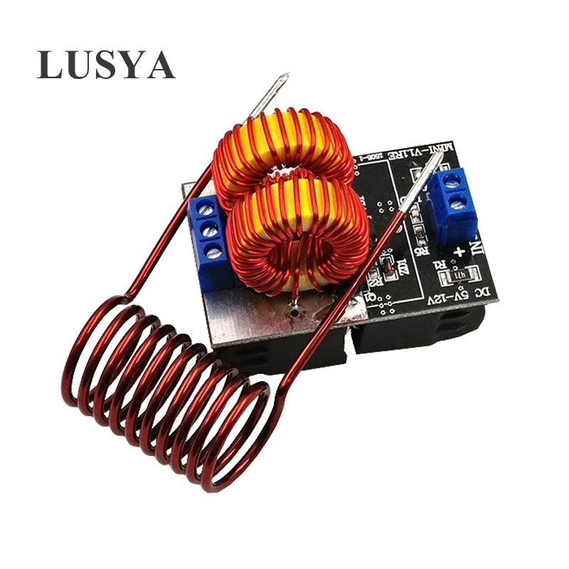 

Lusya 5-12V DC 150W ZVS Induction Heating Board High Voltage Generator Heater With Ignition Coil A9-011