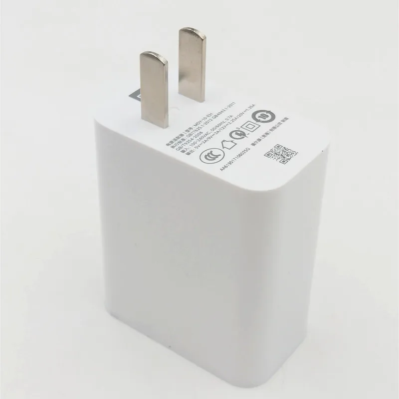 Оригинальное настенное зарядное устройство Xiaomi Mi 9 27 Вт USB адаптер Type C кабель для 8
