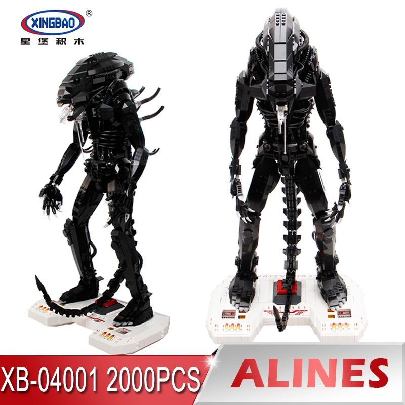 

XingBao 04001 2020Pcs Genuine Creative Movie Series The Alien Robot Set children Educational Building Blocks Bricks Toys Model