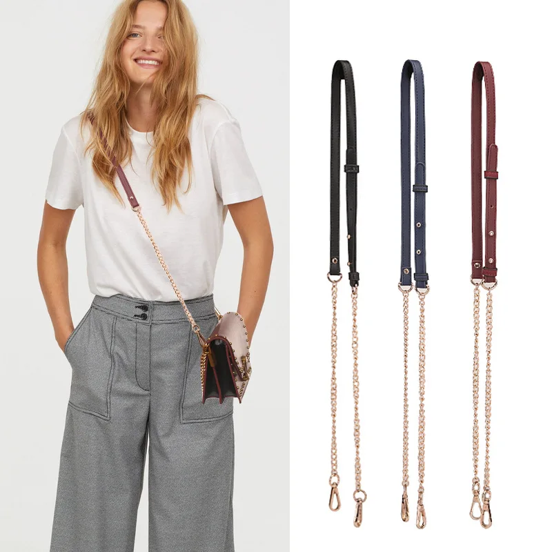 

Women shoulder bag strap chain strap crossbody bag handles adjustable replacement strap for bags belts correa bolso KZ151375