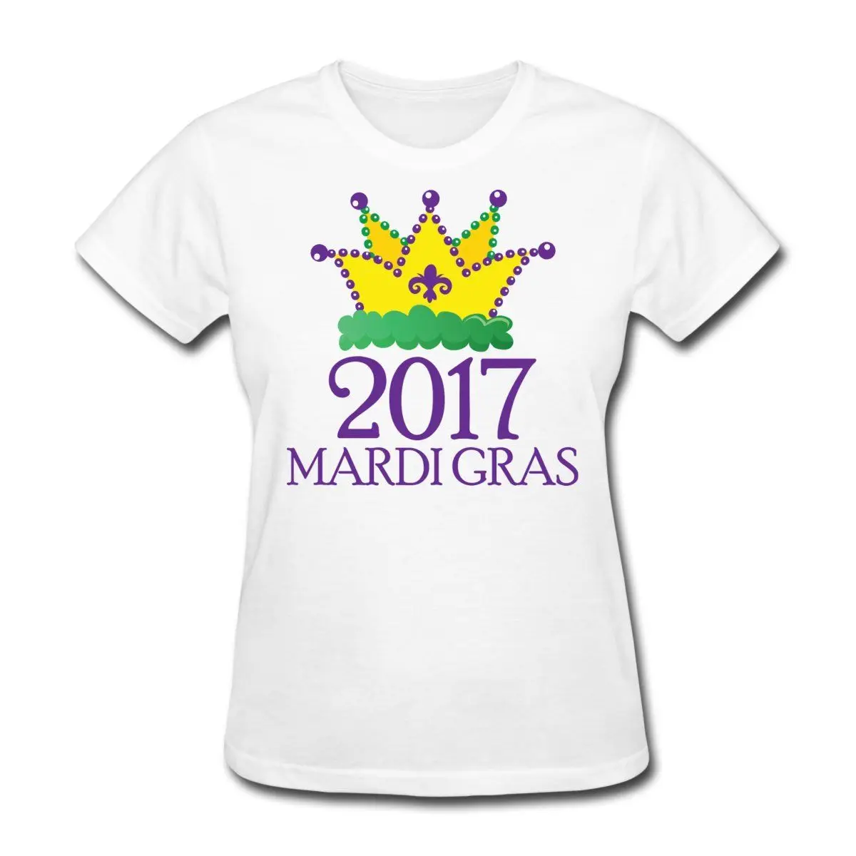 mardi gras crown shirt