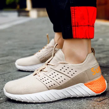 

2019 New Running Shoes for Men Sneakers Breathable Jogging Sports Shoes Outdoor Athletic Comfortable Air Cushioning Sneakers Men