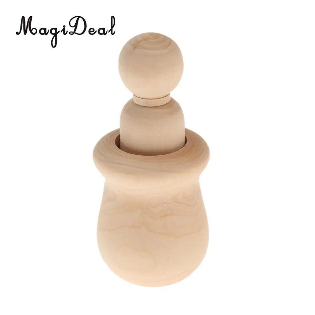 30 Pieces Assorted Blank Christmas Tree Snowman People Nest Wooden Peg Dolls Crafts DIY Montessori Toys Wedding Cake Toppers