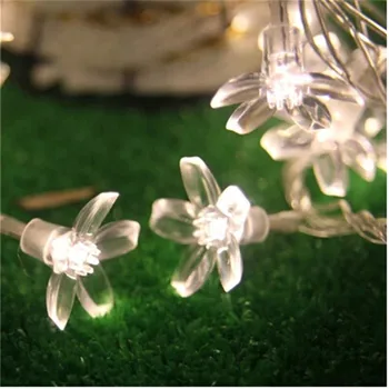 

4M 20 LEDs 110V 220V waterproof Multicolor Cherry blossom LED String lights Christmas Lights Holiday Wedding Party Decotation