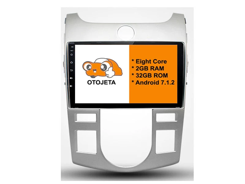 Eight Core Android 7 1 2 2GB RAM OTOJETA car dvd FOR KIA FORTE CERATO auto