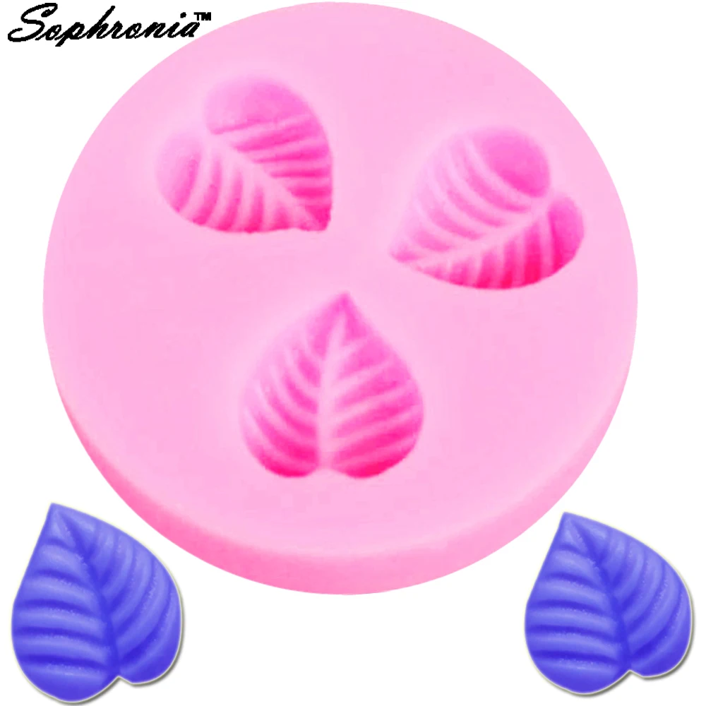 Sophronia 1pcs mini leaves UV Resin Jewelry Liquid Silicone Mold 3D For DIY Making Art Mould M052 | Дом и сад