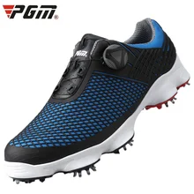 Pgm водонепроницаемая обувь для гольфа Мужская дышащая Untii-Slip шипы спортивная обувь пряжки шнурки для гольфа/Теннисные кроссовки D0575