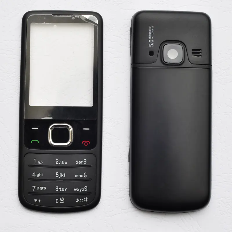 

BINYEAE New Facing Frame + Middle + Back Cover + Keyboard For Nokia 6700 6700C Full Housing Replece Part With Logo