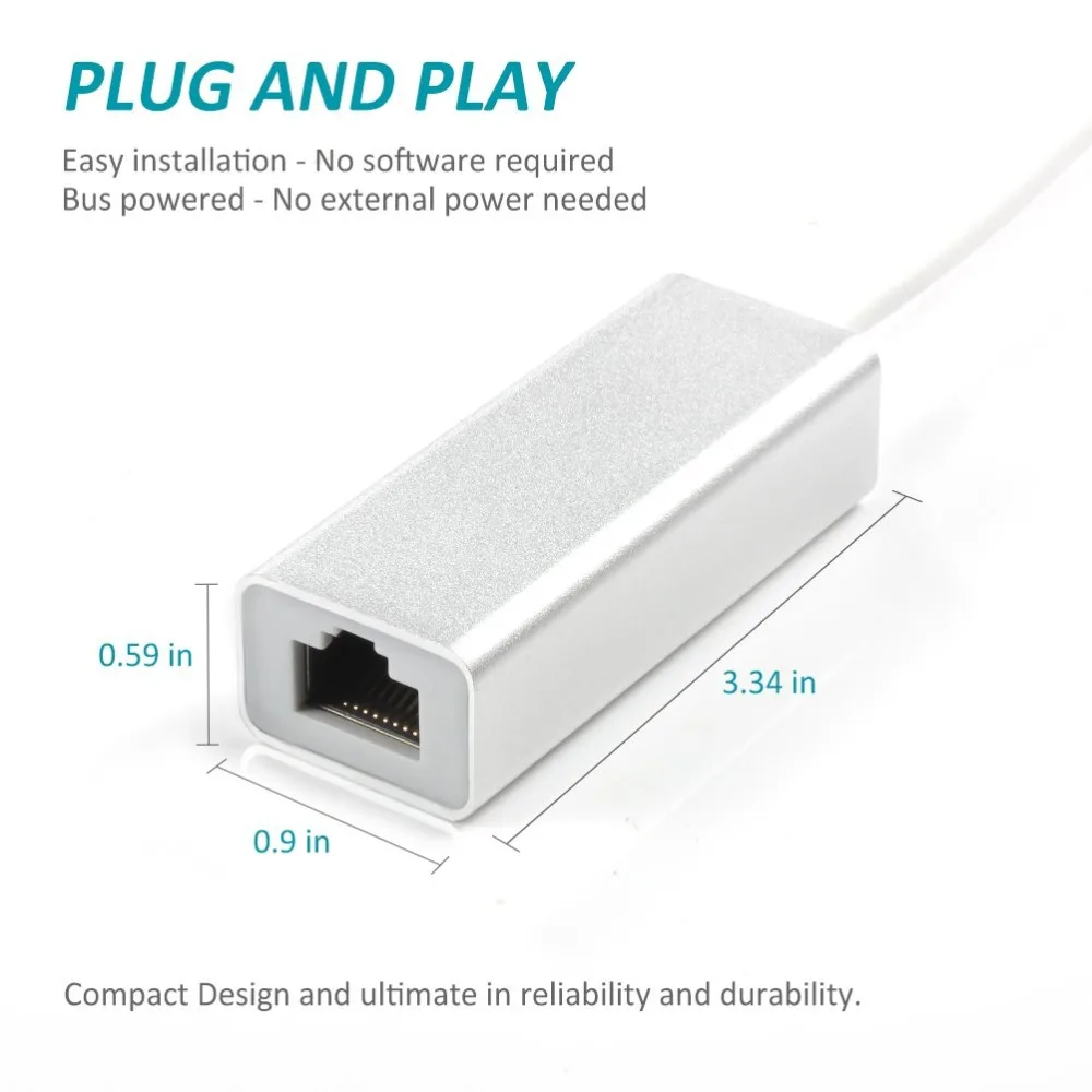 Адаптер Lightning для RJ45 Ethernet LAN проводной сетевой кабель Networrk 100 Мбит/с за рубежом Путешествия Компактный для iPhone 7/8/7 P/8 P