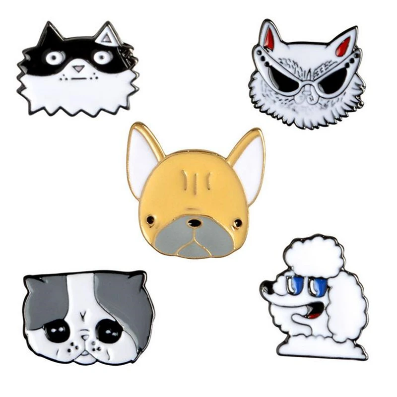 

Cute Puppy Pet Dogs Badges 3D Enamel Pin Brooches for Boys Girls Kids T Shirts Collar Jeans Coat Bags New Trend
