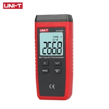 Mini thermomètre de Type Contact K/J, UT320A, sélection de sonde de Thermocouple avec écran LCD rétro-éclairé, mesure de la température
