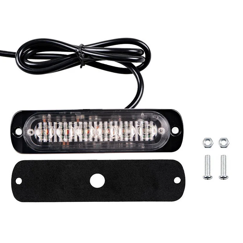 2pcs car Truck grill Emergency Side Strobe Signal warning flashing led