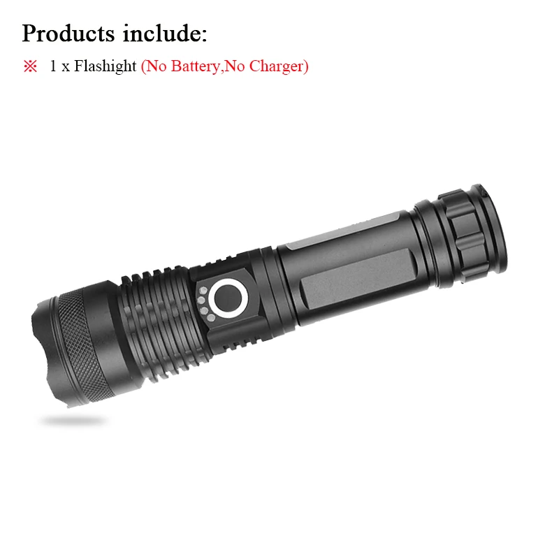 Прожектор супер яркий cree xhp50 фонарик перезаряжаемые zoomble фонари led фонарик USB 18650 или 26650 Лампе torche - Испускаемый цвет: USB Flashlight A