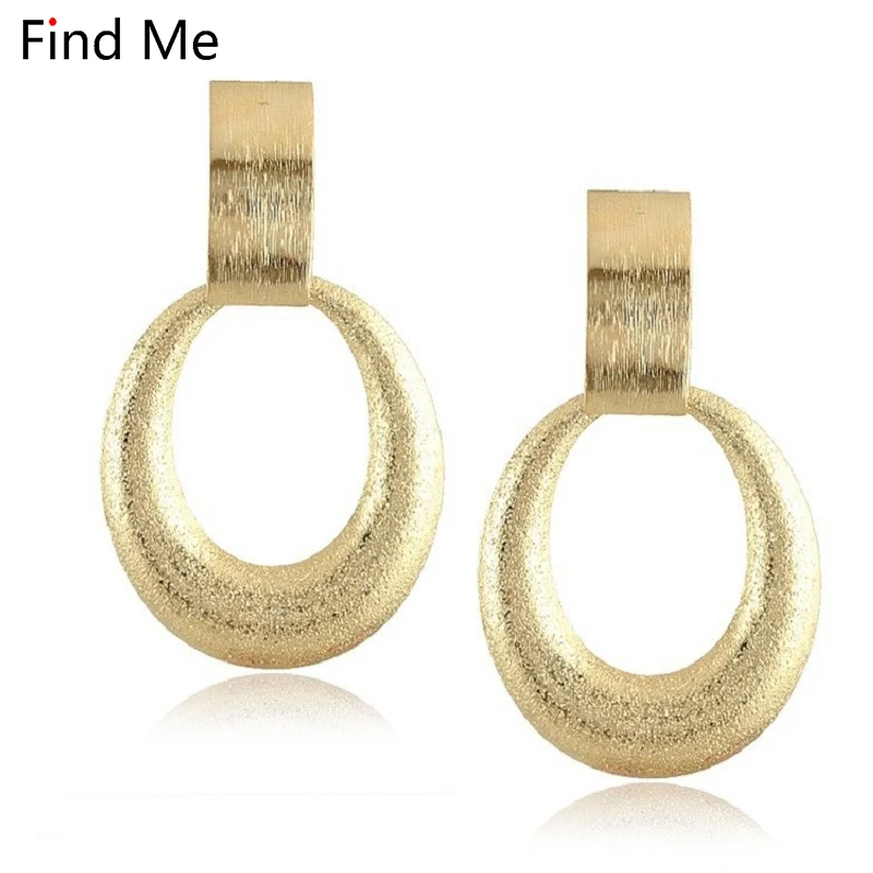 Женские винтажные серьги капельки Find Me золотого цвета с неровным покрытием