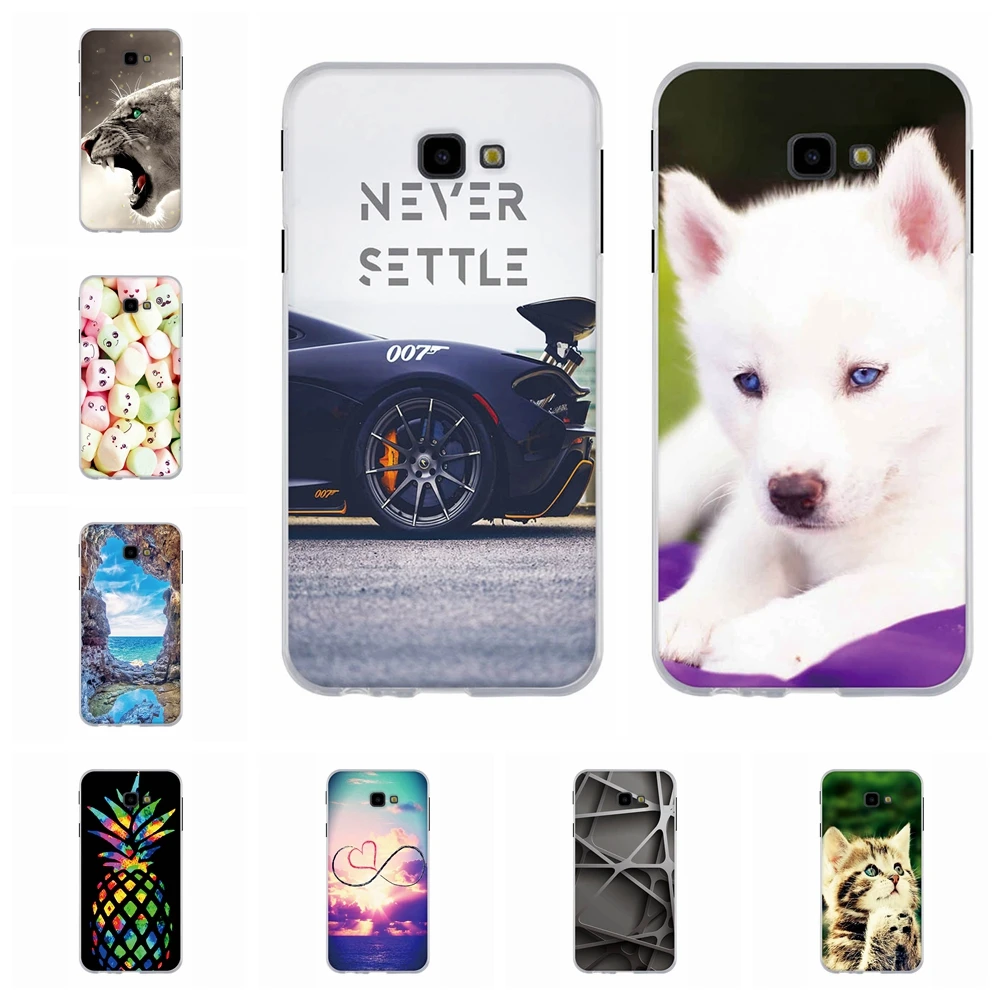 

For Samsung Galaxy J4 Plus J415F J415FN Case TPU For Samsung Galaxy J4 Prime Cover Animal Patterned For Samsung J4 Plus Funda
