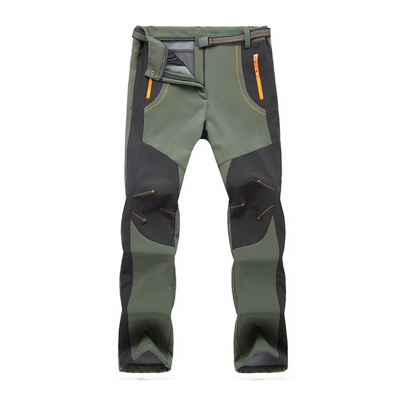 

New 2018 Casual Winter Trousers Waterproof and Warm Breathable Men Outdoor Pants
