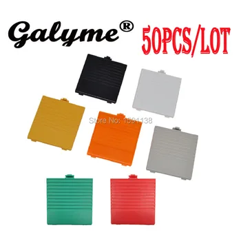 

50PCS/LOT Hot 7 Color Choose Plastic Battery Pack Cover Shell Case Kit For NintendoGBGAMEBOY GBO DMG-001 Console Battery Cover