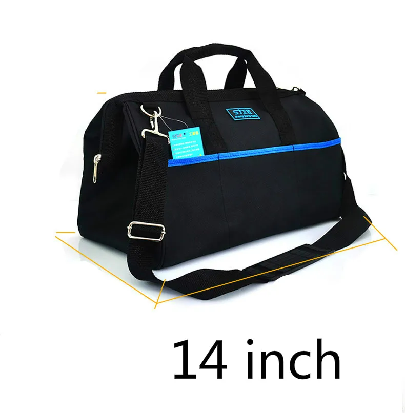 

1 Pcs 14 Inch Kit Canvas Multifunctional Portable Single Shoulder Electrician Kit Hardware Repair Kit Manual Kit