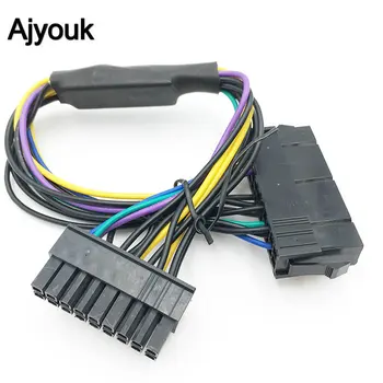 

100pcs 30CM 18AWG PSU ATX 24Pin to 18Pin Adapter Converter Power Cable For HP Z620 Z420 Motherboard Power Cable Cord