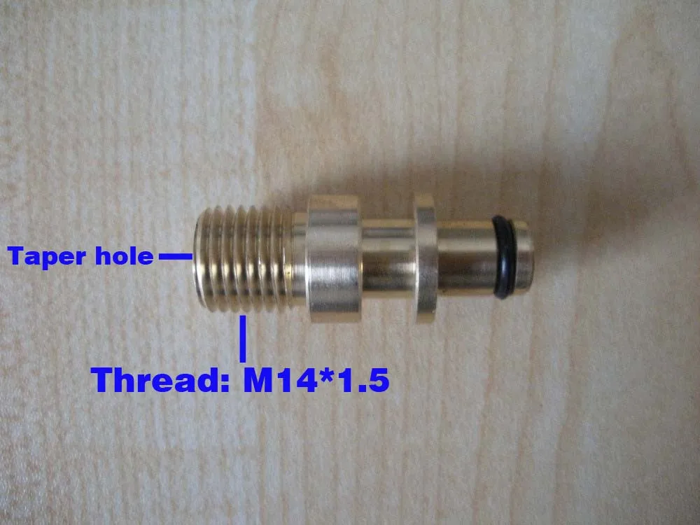 Быстрый соединитель Адаптер подходит Karcher K2 K215 K5.20 наружная резьба M14* 1,5 Коническое отверстие