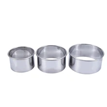 3 шт./компл. круглые пельменты из нержавеющей стали обертки формочки Набор Резак чайник инструменты круглое печенье обертка для кондитерских изделий резка теста инструмент