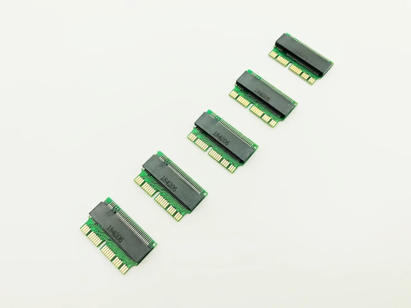 5 шт. M key M.2 PCI e AHCI SSD адаптер карта для 2013 2014 2015 MACBOOK Air A1465 A1466 Pro A1398 A1502 A1419 NGFF MD711