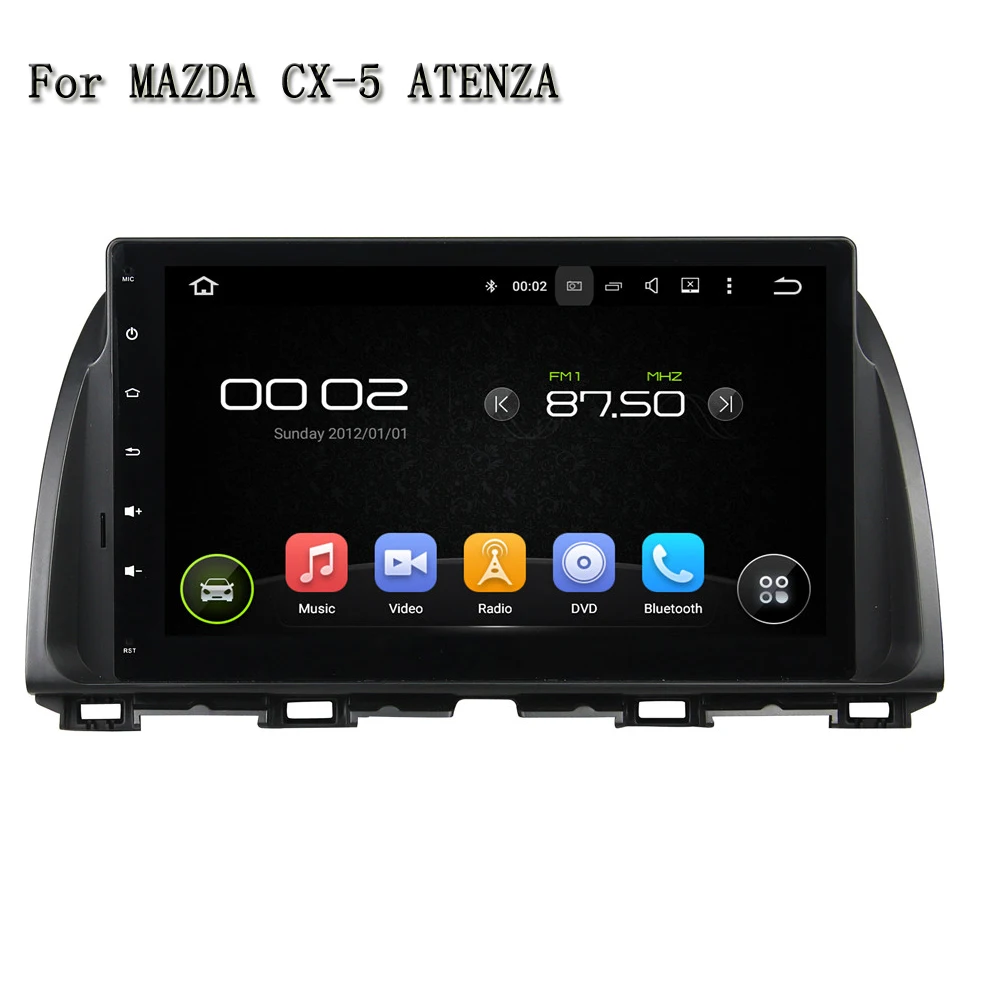 

10.1" Quad core 1024*600 HD screen Android 9.0 Car GPS radio Navigation for Mazda CX-5 6 Atenza Mazda6