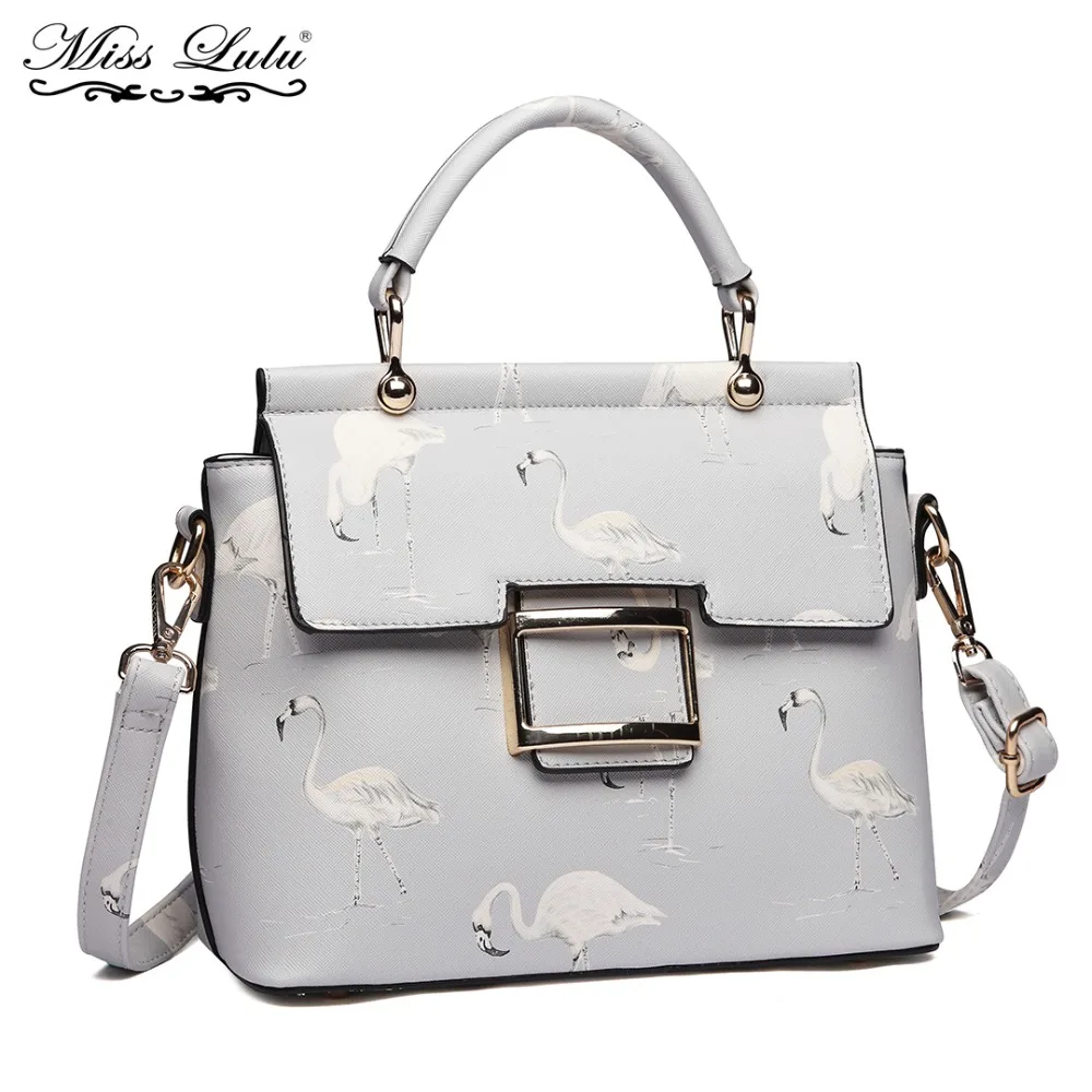 

Buy 1 Get 1 at 50% Off Miss Lulu Women Leather Handbags Girl Messenger Shoulder Bags Crossbody Bag Ladies Top-handle Tote LT1814